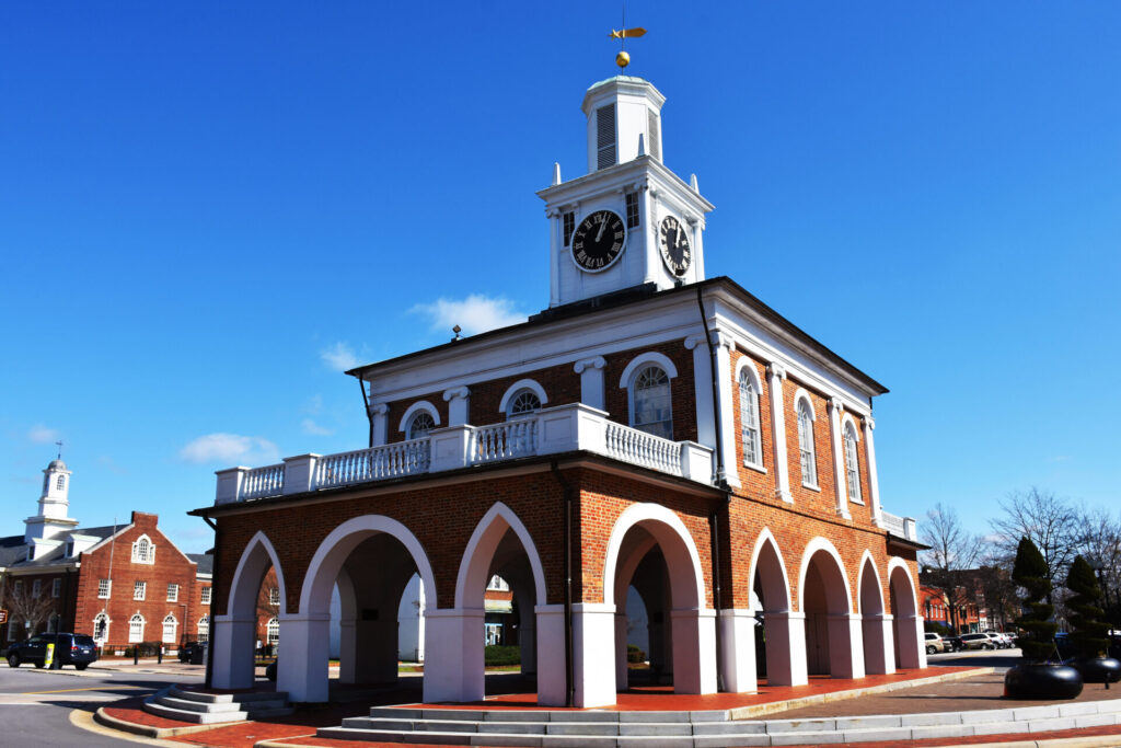 Historic Market House in Fayetteville, North Carolina, USA