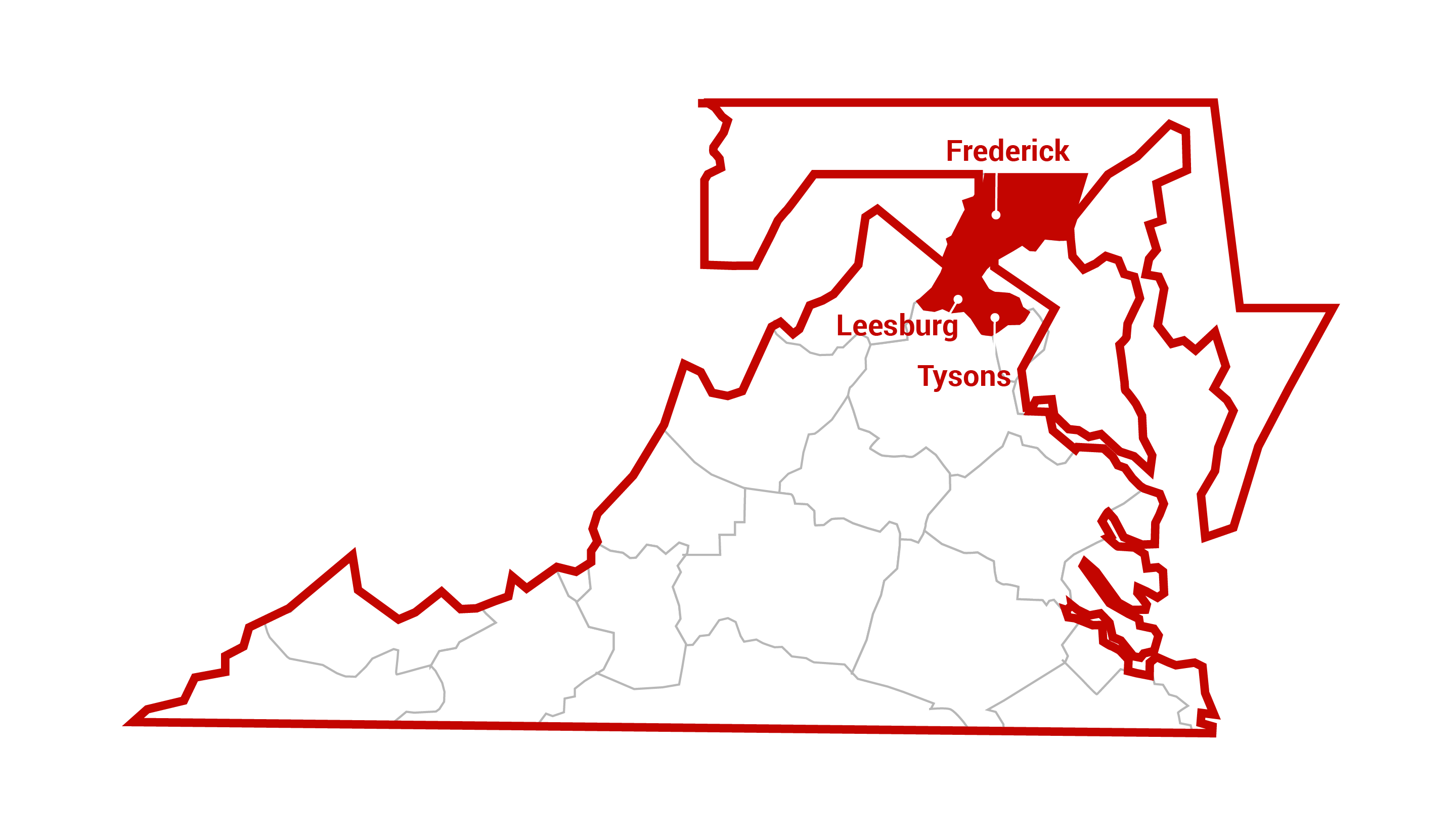 leesburg area service map