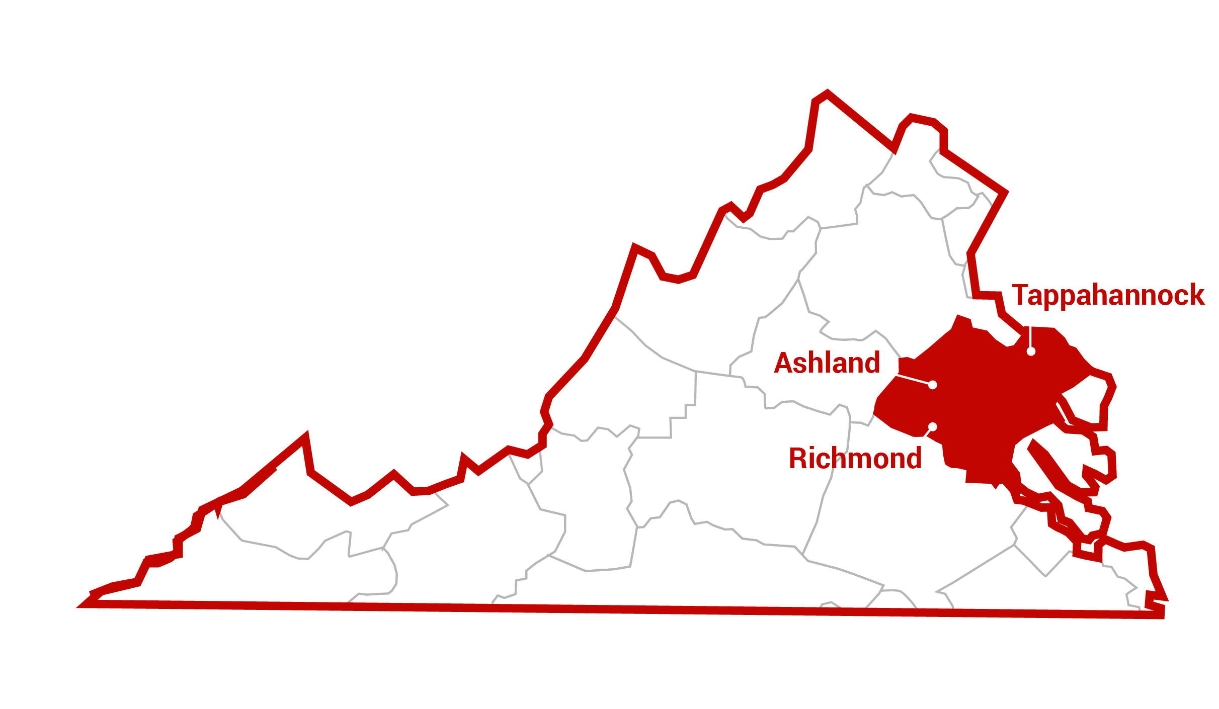 richmond north area service map