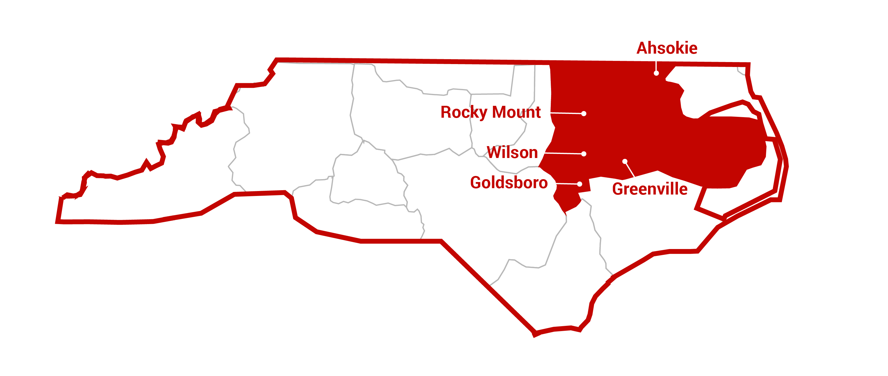 rocky mount area service map
